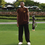 Kaizer Chiefs Heritage Crochet Vest-Chocolate