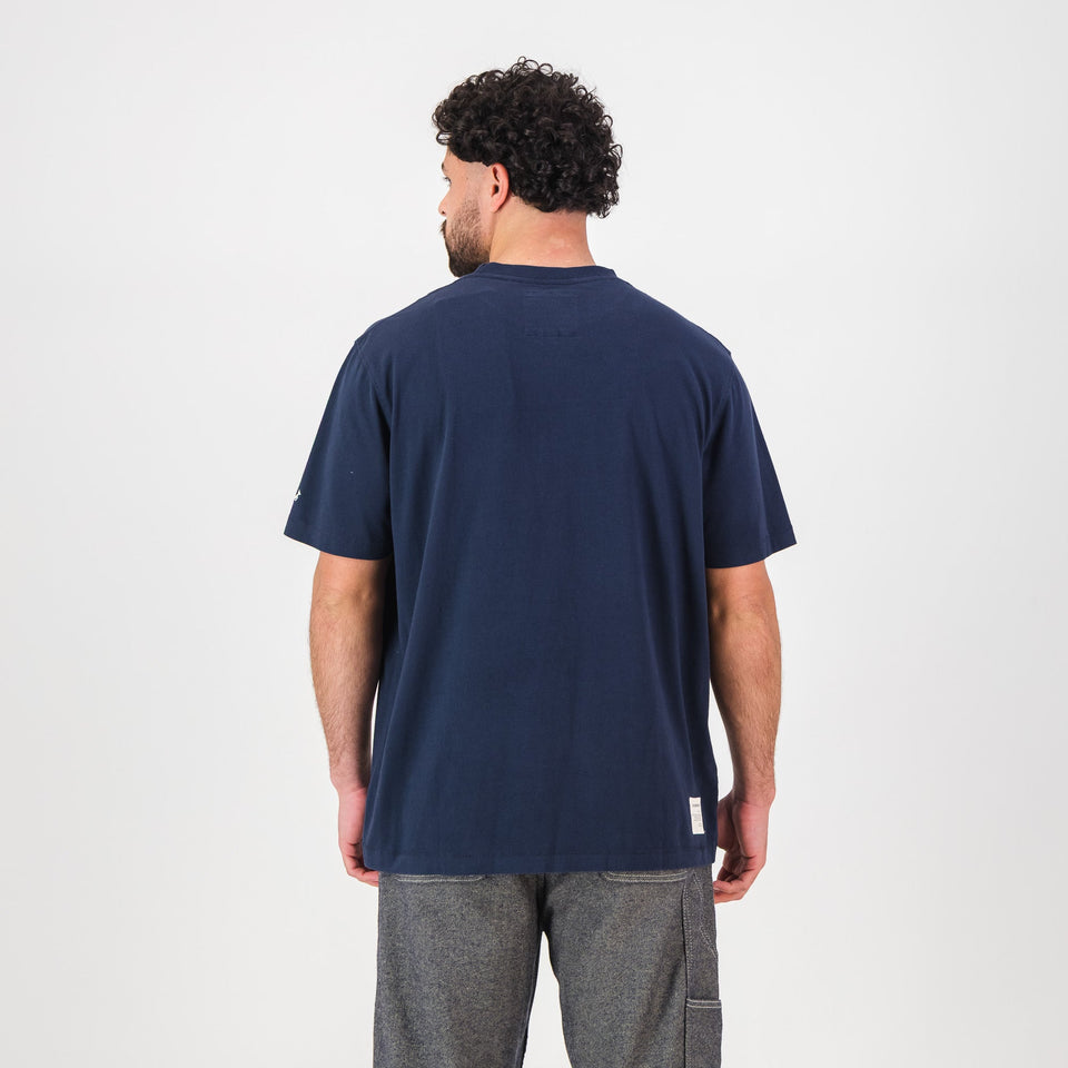 Springboks SML Shield Regular Crew Tee - Navy