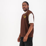 Kaizer Chiefs Heritage Crochet Vest-Chocolate