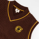 Kaizer Chiefs Heritage Crochet Vest-Chocolate