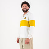 Kaizer Chiefs Hoop Quarter Zip Sweat-Cloud Dancer