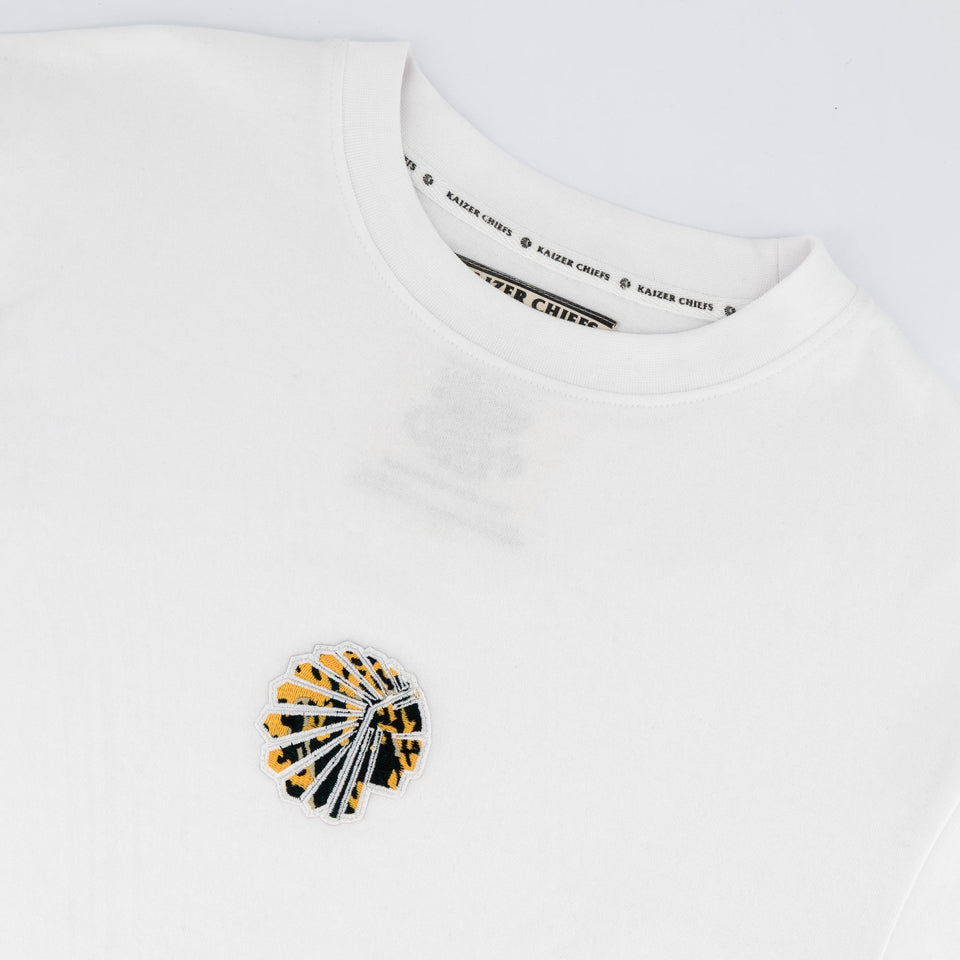 Kaizer Chiefs Pop Art Badge Boxy Tee- White