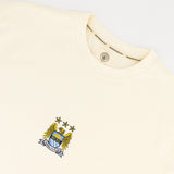 Manchester City Vintage Crest Boxy Tee-Cloud Dancer