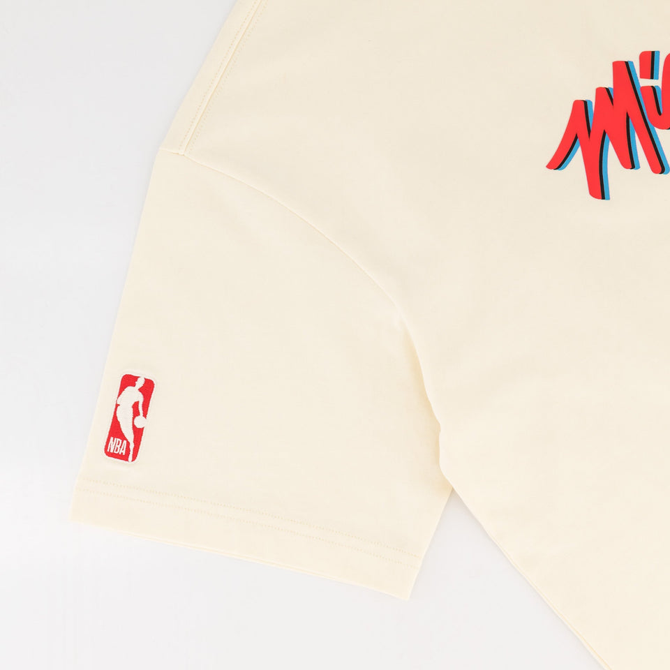 NBA Miami Heat Boxy Tee - Ivory