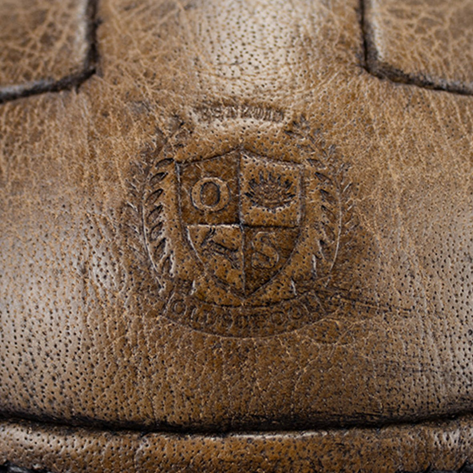 Old School Soccer Ball-Dark Brown