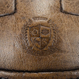 Old School Soccer Ball-Dark Brown
