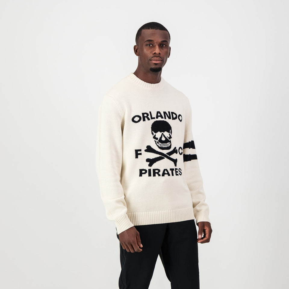 Orlando Pirates Xbone Crew Knit LS Jersey-Ivory
