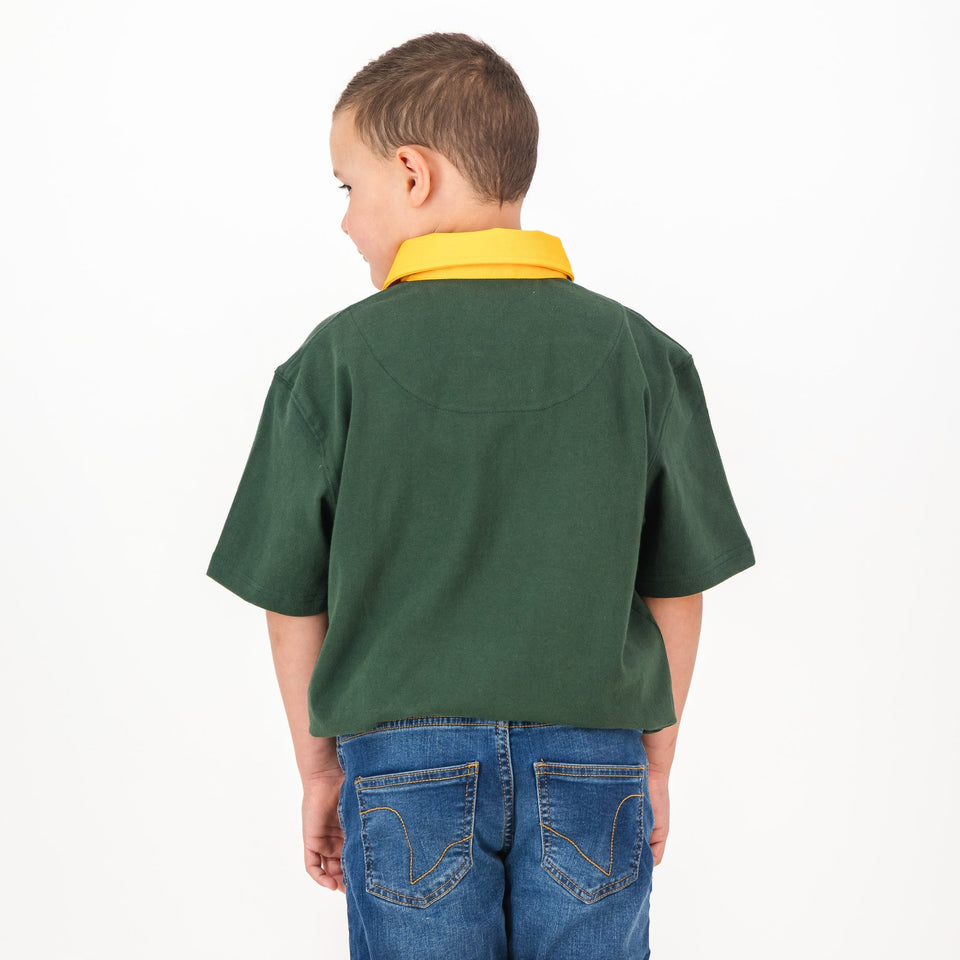 SA Supporters Kids SS Rugby Jersey- OS Green