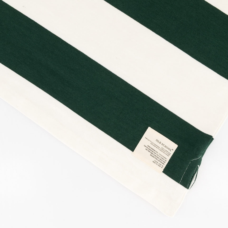 SA Supporters Men Tops SS Stripe Rugby Jersey- OS Green