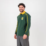 SA Supporters Twill Raglan LS Rugby Jersey-OS Green