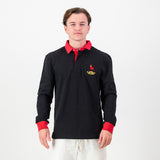 Schools Old Dalian Union LS Rugby Jersey-Black