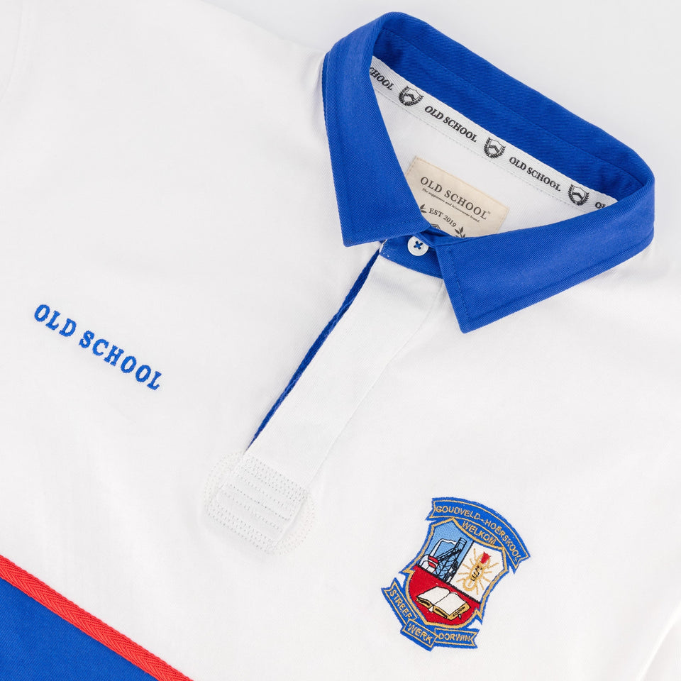 Schools Goudveld Hoerskool LS Rugby Jersey-White