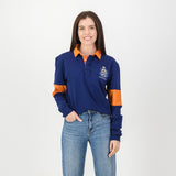 Schools Grey Bloem LS Rugby Jersey-Blue Depth