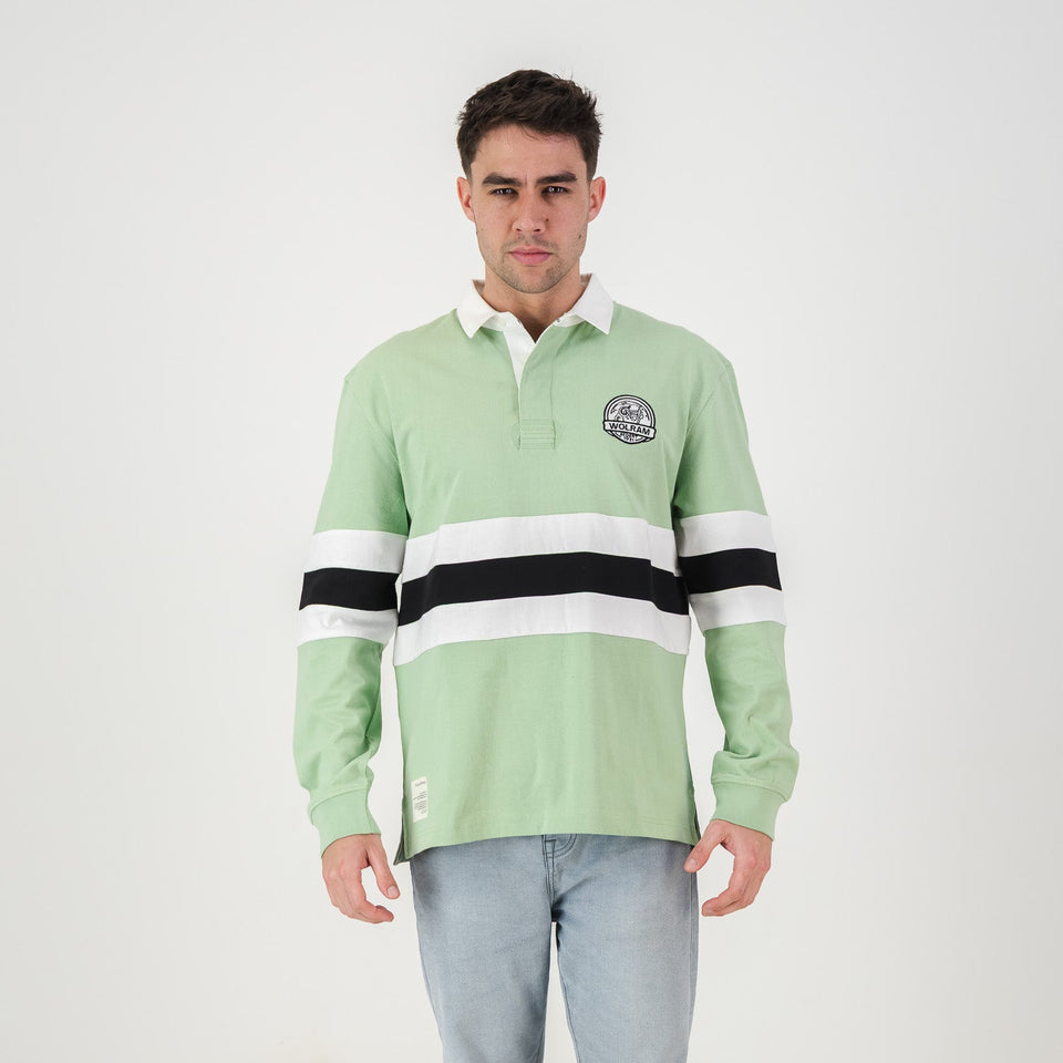 Schools Marlow LS Rugby Jersey -  Sap Green