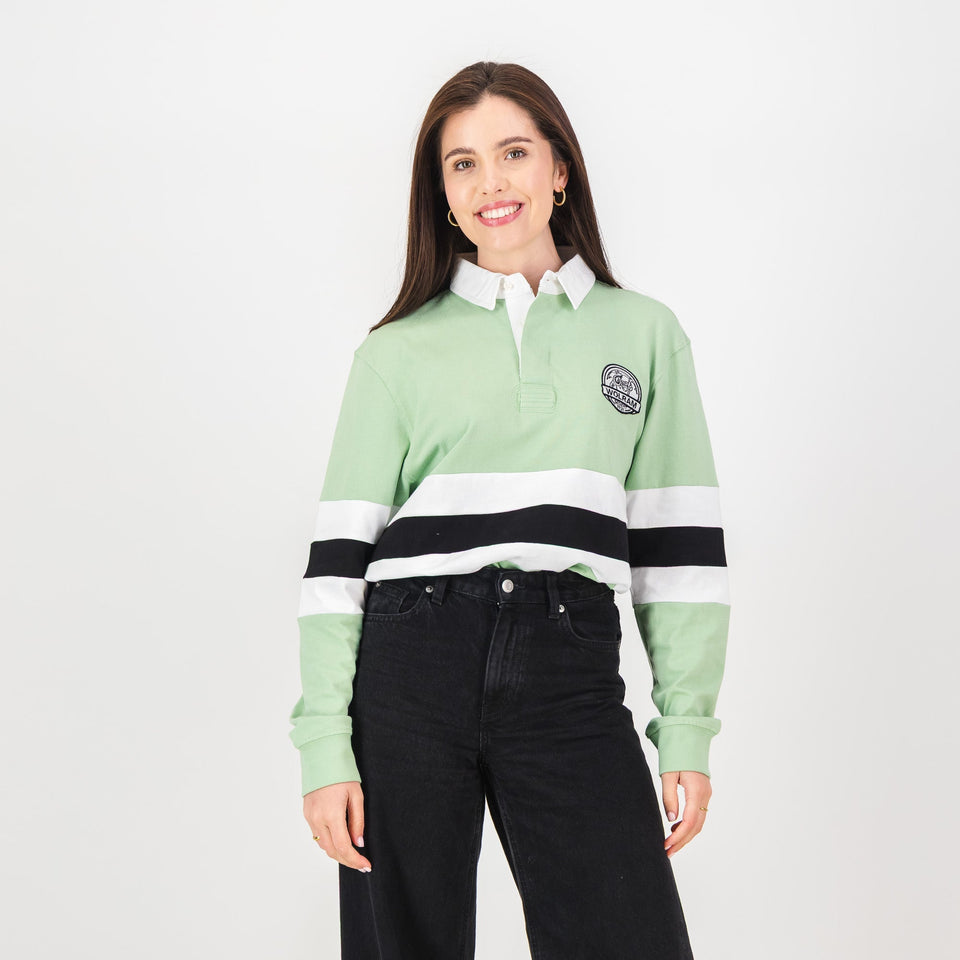 Schools Marlow LS Rugby Jersey -  Sap Green