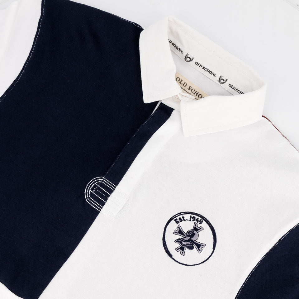 Schools Northwood Quartered LS Rugby Jersey-White