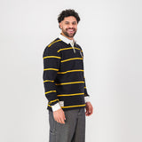 Schools Queens College YD LS Rugby Jersey-Black