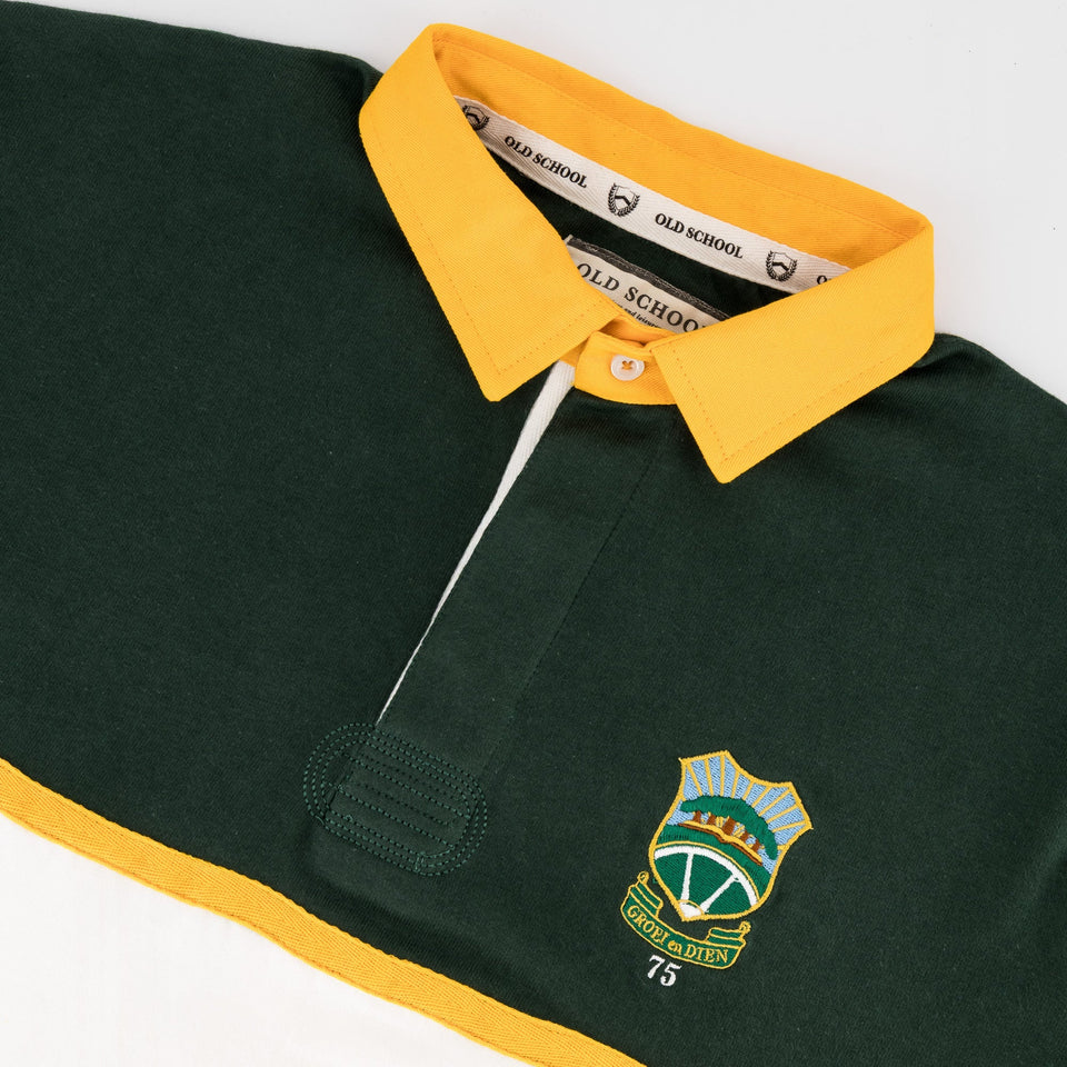 Schools Wonderboom Short Sleeve Rugby Jersey-Os Green