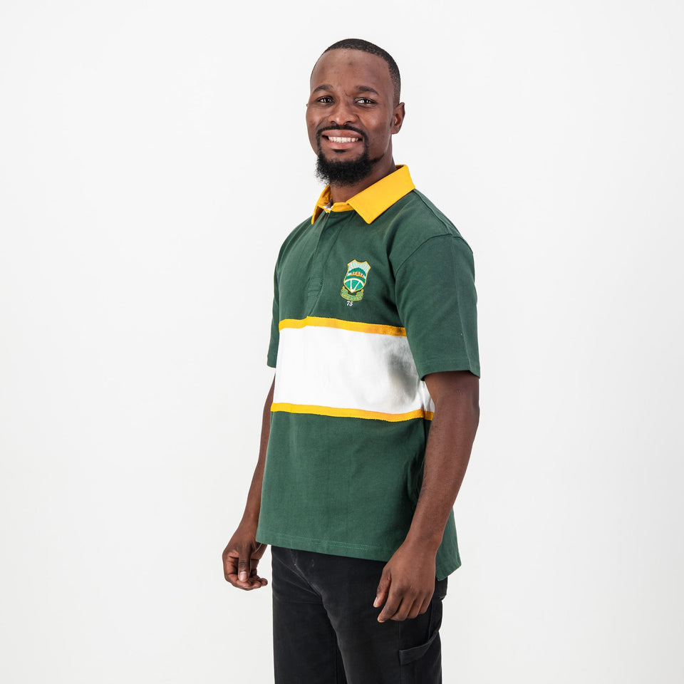 Schools Wonderboom Short Sleeve Rugby Jersey-Os Green