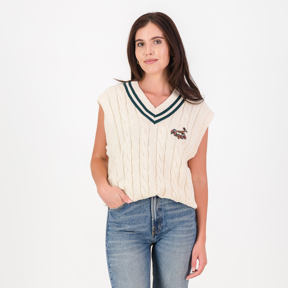 Springboks 95 Vest Knit - Ivory