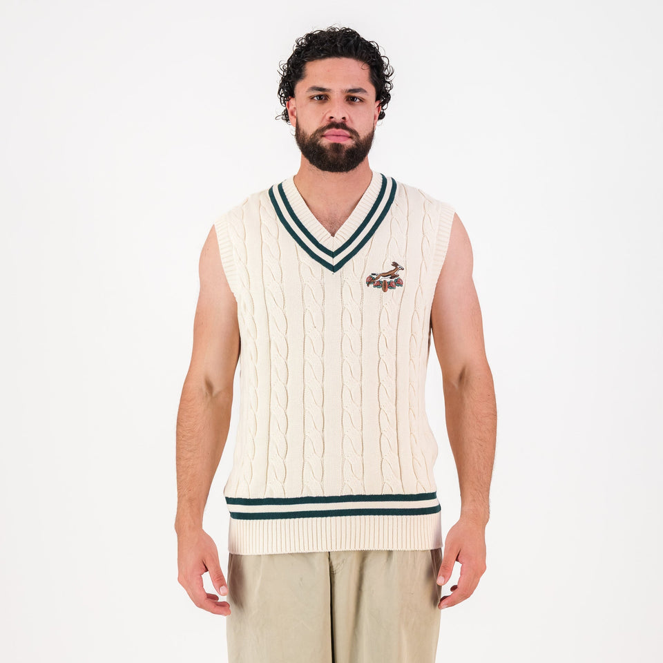Springboks 95 Vest Knit - Ivory