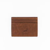 Springboks Leather Card Holder - Brown