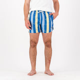 Springboks Candy Stripe SB Print Swim Shorts - Skyway