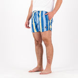 Springboks Candy Stripe SB Print Swim Shorts - Skyway