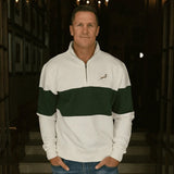 Springboks Classic Hoop Quarter Zip - Cloud Dancer