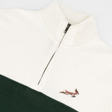 Springboks Classic Hoop Quarter Zip - Cloud Dancer