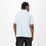 Springboks Contrast Embroidery Polo- Skyway