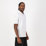 Springboks Contrast Embroidery Polo- White