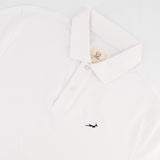 Springboks Contrast Embroidery Polo- White