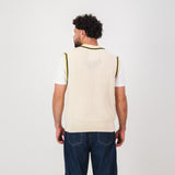 Springboks Crochet Vest Knit - Ivory