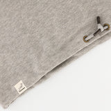 Springboks Crop Crew Sweat - LT Grey Melange