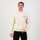 Springboks Faded Bok Crew Neck Knit - Ivory