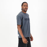 Springboks Four Wins Acid Wash Boxy Crew Tee-Navy