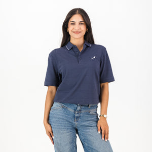 Springboks Golf SS Polo- Navy