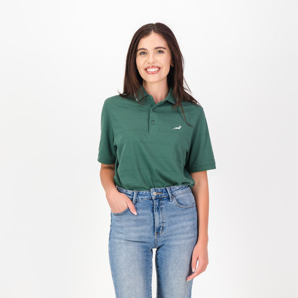 Springboks Golf SS Polo - OS Green