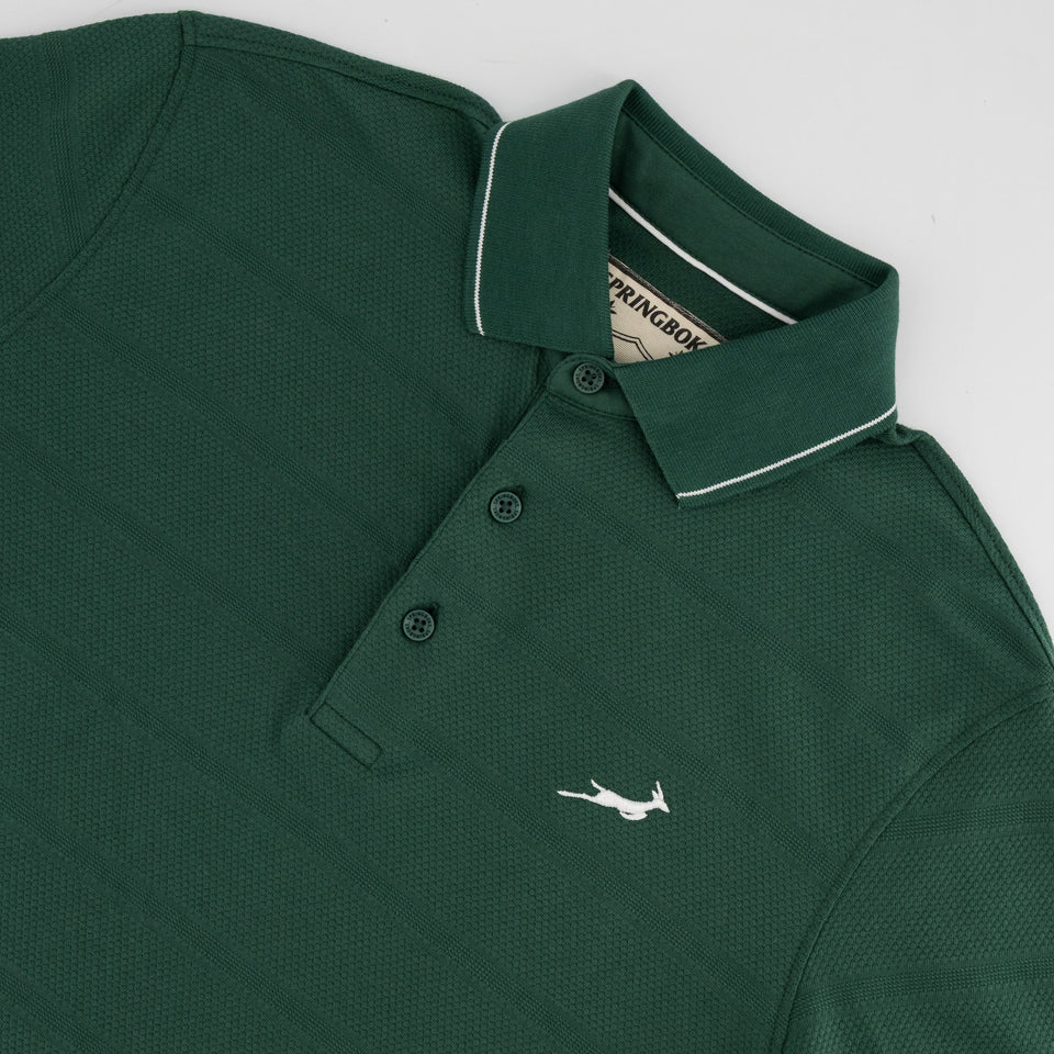 Springboks Golf SS Polo - OS Green