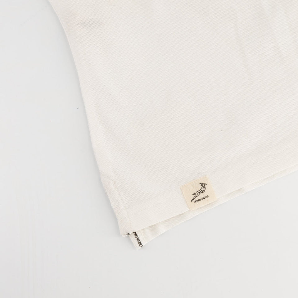 Springboks Golf SS Polo - White