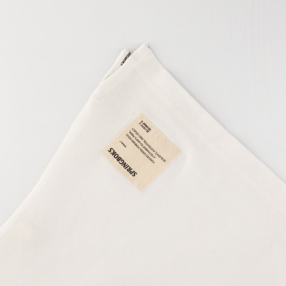 Springboks Golf SS Polo - White