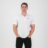 Springboks Golf SS Polo - White