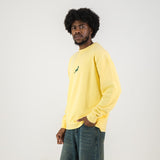 Springboks HS Middle Logo Crew Sweat - Sunshine