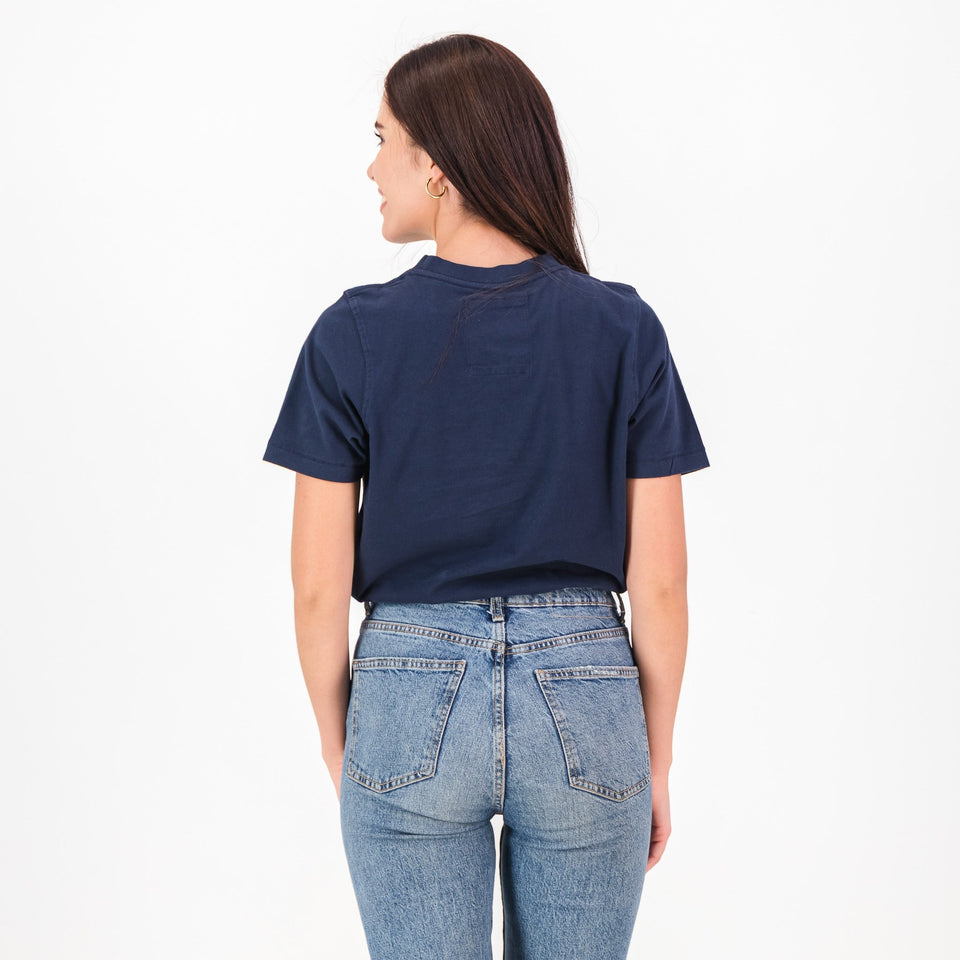 Springboks HS Sml Logo L Crew Tee-Navy