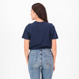 Springboks HS Sml Logo L Crew Tee-Navy