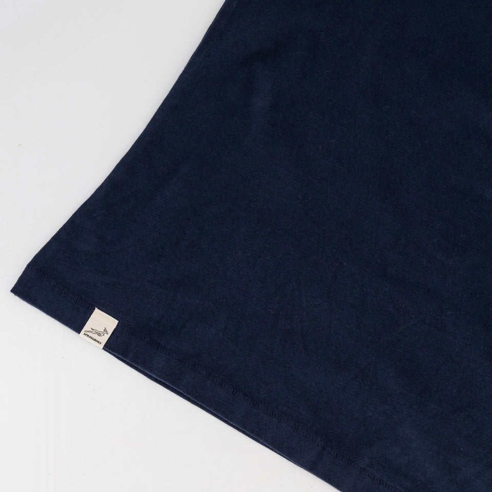 Springboks HS Sml Logo L Crew Tee-Navy