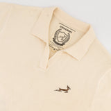 Springboks Knitted Crop SS Polo-Ivory