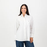 Springboks Ladies Oxford Shirt-White