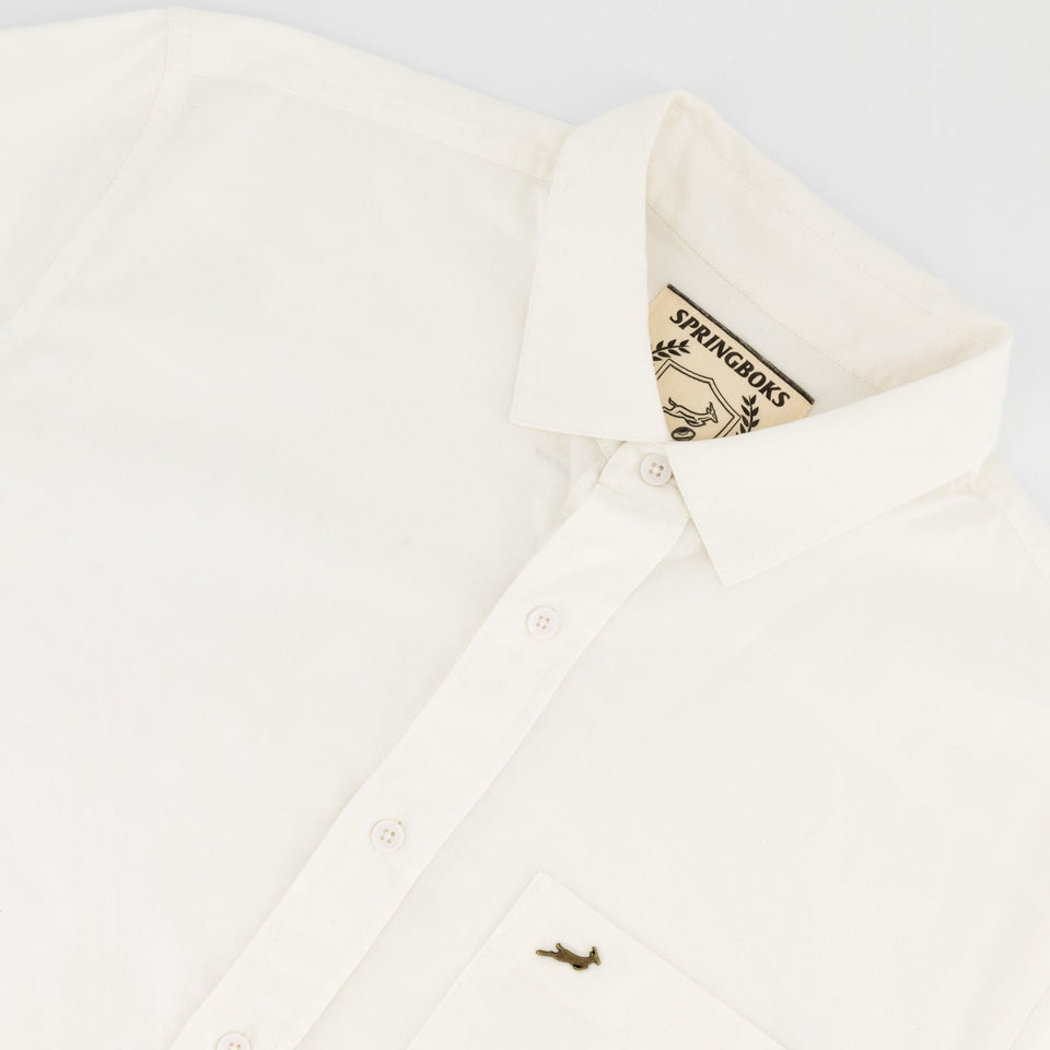 Springboks Ladies Oxford Shirt-White